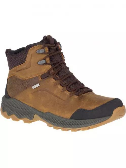 Merrell Forestbound Mid Wtpf férfi vízhatlan túrabakancs barna színben 2